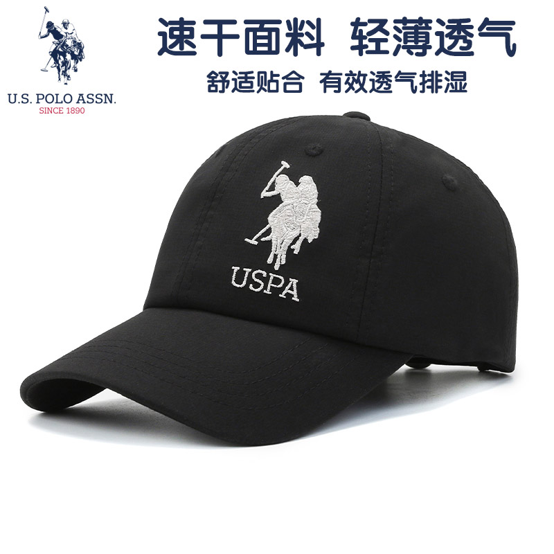 us polo assn保罗棒球帽男女情侣帽子男【速干】经典春夏季鸭舌遮阳帽