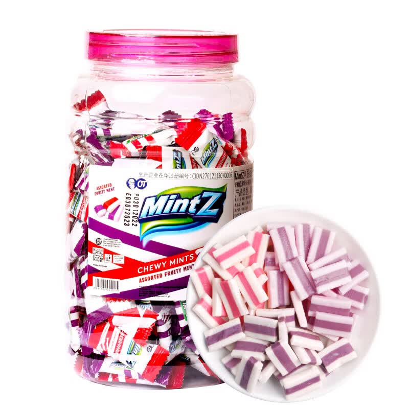 MintZӡ������ǹ�������ʳ���¿����ۺ�ˮ������ζ��������Ͱװ 460g26.51Ԫ