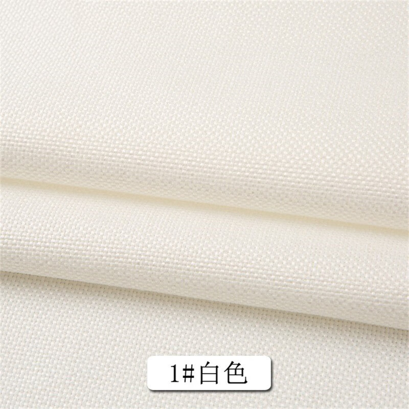 萌依儿沙发布料加厚纯色棉麻亚麻老粗布桌布麻布diy抱