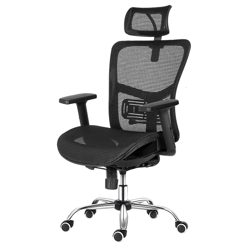 Gedeli 歌德利 G18人体工学椅电脑椅办公电竞老板椅宿舍家用学生学习椅 7代黑(镂空坐垫版)