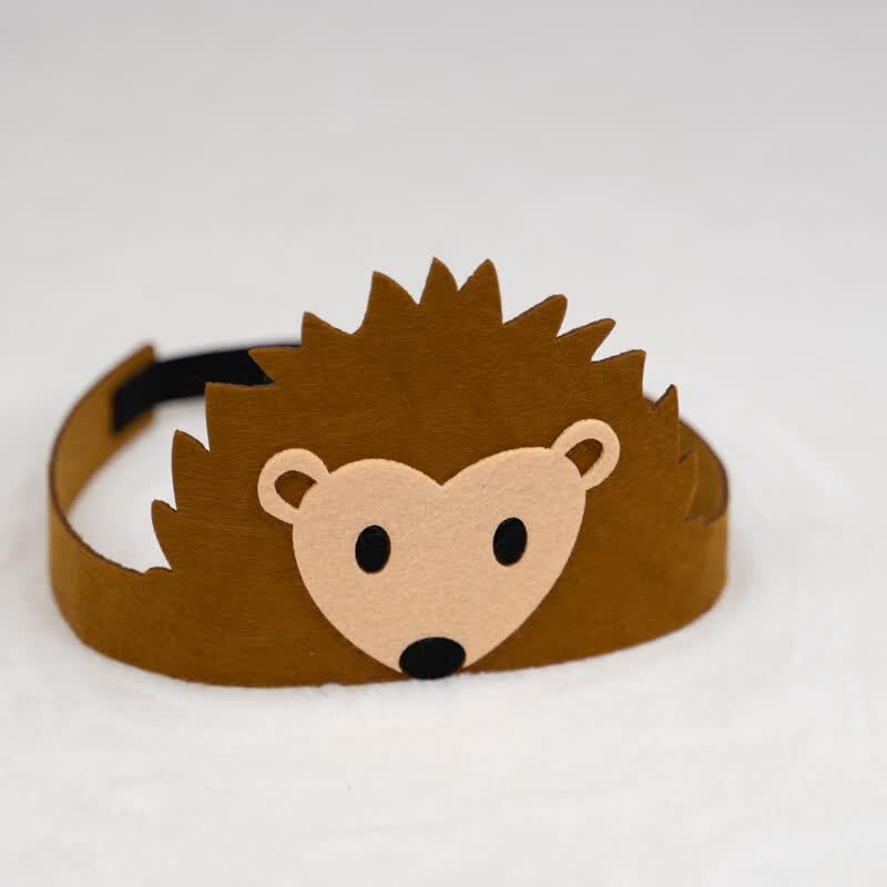 儿童节可爱卡通帽子幼儿园亲子活动演出道具童话表演动物头饰 刺猬1