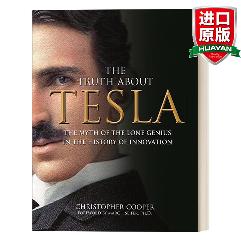 tesla 英文原版 特斯拉的真相 孤独天才发明家的神话 精装人物传记