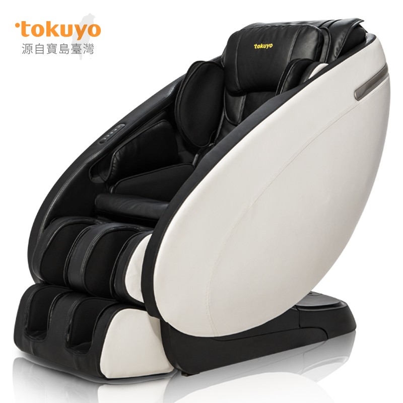 台湾tokuyo/督洋按摩椅家用全身全自动3D揉捏SL导轨专业多功能智能按摩椅 黑白色TC-682