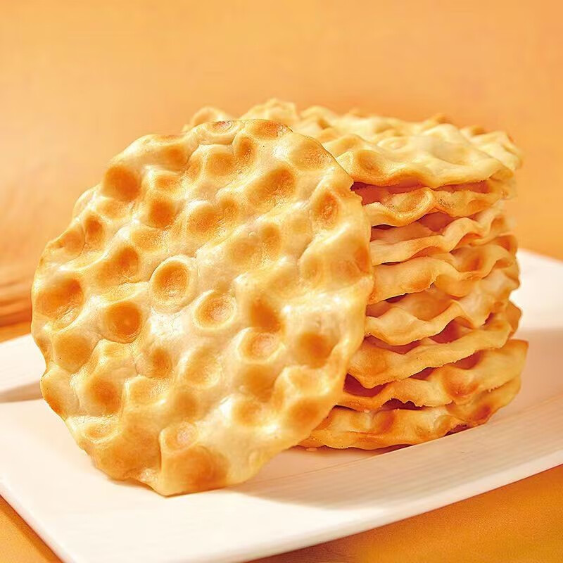 趣回味石头烤饼早餐酥脆饼干小零食发酵饼干石头饼整箱小零食 石头饼