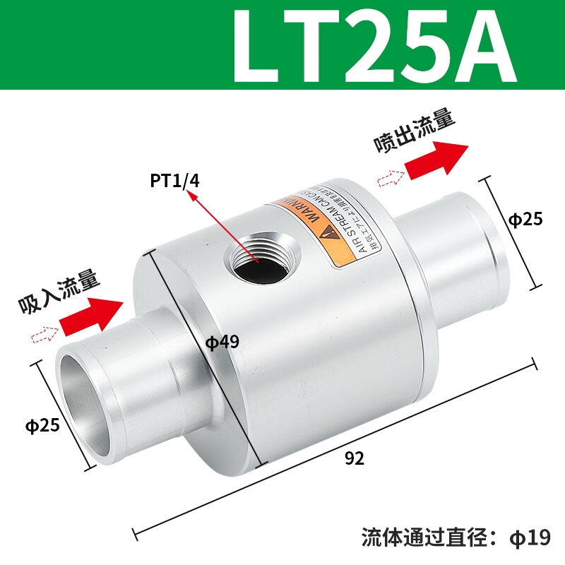 安达通 真空输送器 气动气力输送器真空发生器气动上料机空气放大器 l