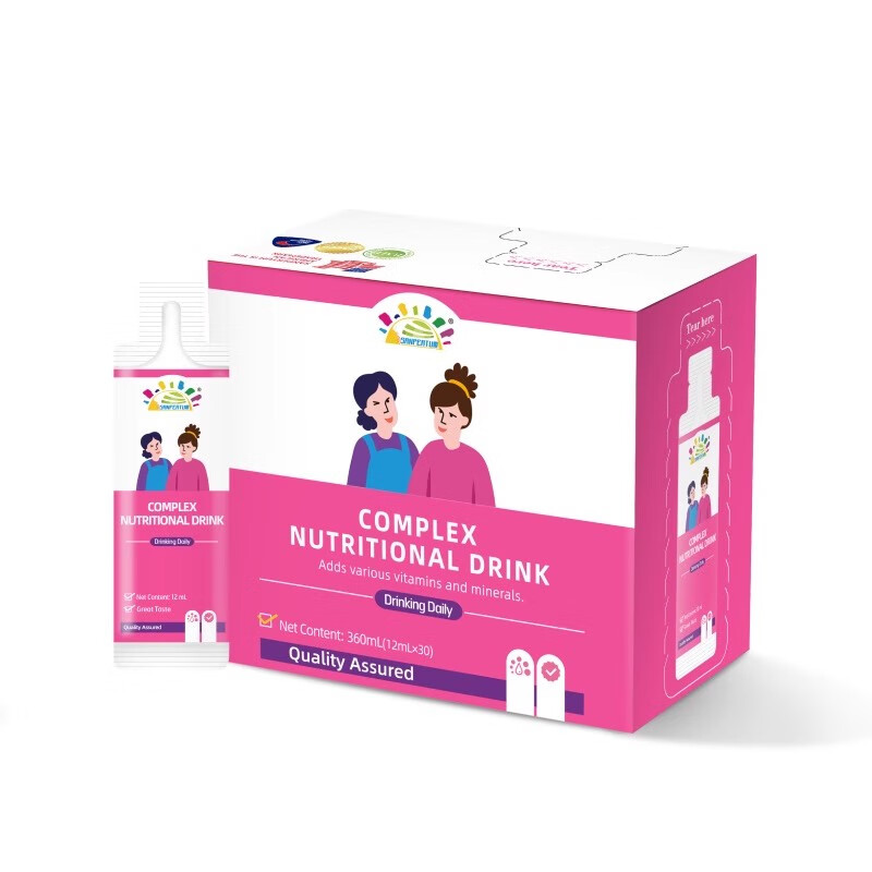 叁佰添新版女性复合营养素饮品铝袋装12毫升*30包 新西兰原装进口 1盒(12ml*30条)