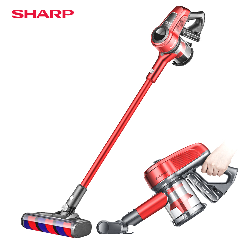 夏普（Sharp）手持吸尘器无线家用宠物家庭适用EC-SA85W-R