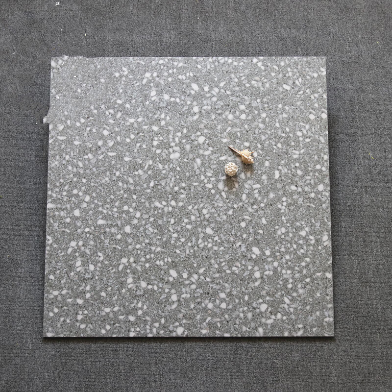 瓷砖600x600商铺彩色仿古砖地砖800x800客厅地板砖 浅灰色水磨石 800*