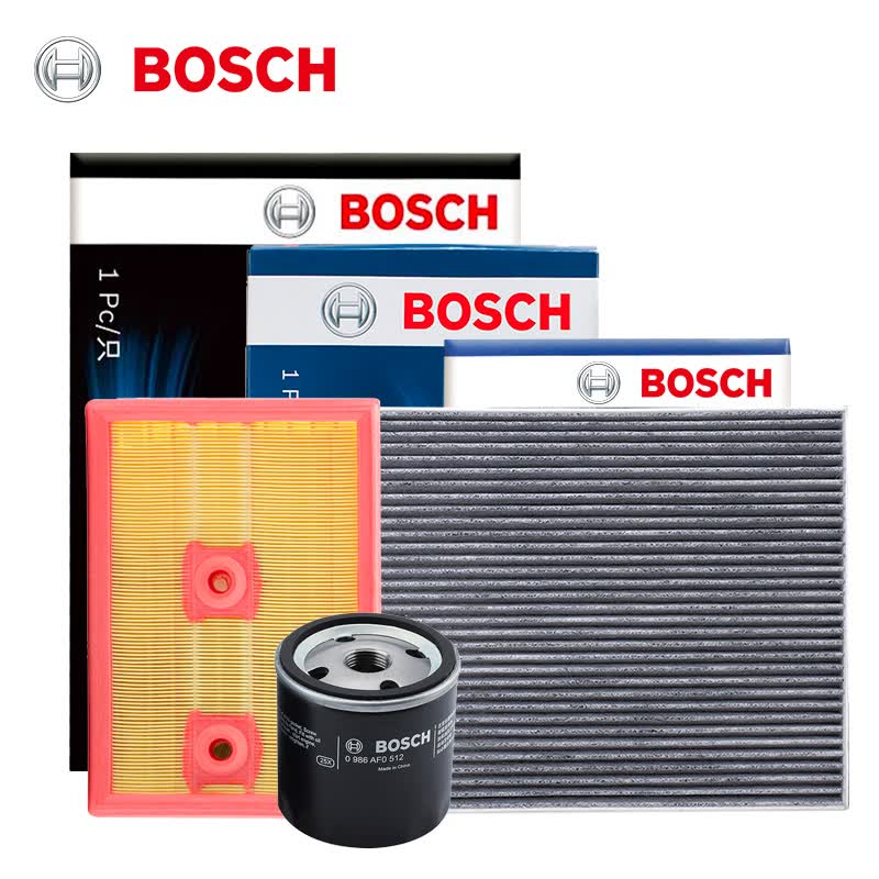 博世(BOSCH)三滤套装空调滤芯+空气滤芯+机油滤芯(适用宝来/迈腾/速腾/高7/奥迪A3/帕萨特/朗逸/明锐/途观L)怎么看?