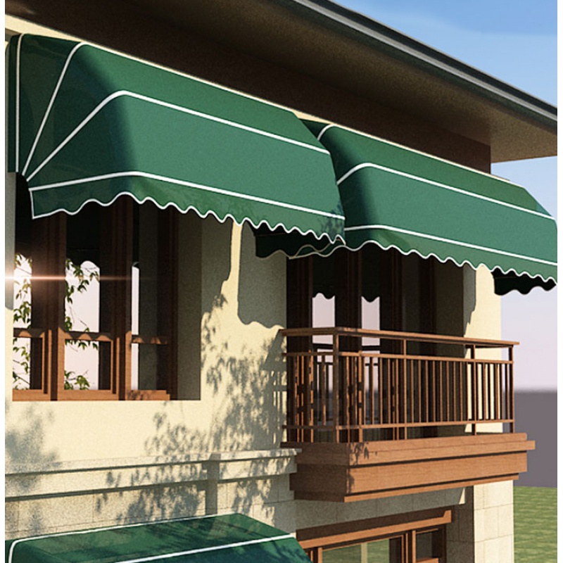 翩翩思汝可伸缩遮雨棚 法式弧形遮阳棚装饰蓬可伸缩式别墅阳台折叠