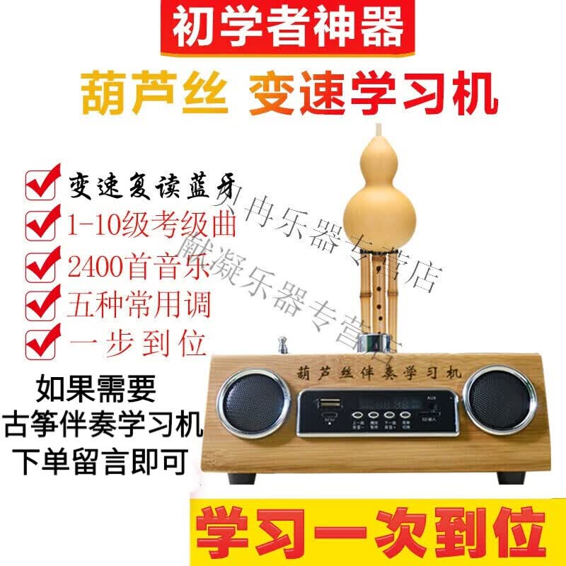 0珍音坊二胡扩音器新款无线蓝牙多功能二胡拾音器伴奏u盘便携二胡音响