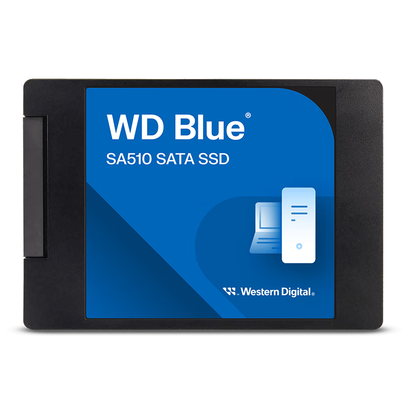 西部数据（WD）笔记本台式机电脑 SSD固态硬盘 SA510 SATA M.2 Blue系列 3D技术 高速读写 WD Blue SATA | 性能款 高容量 1TB