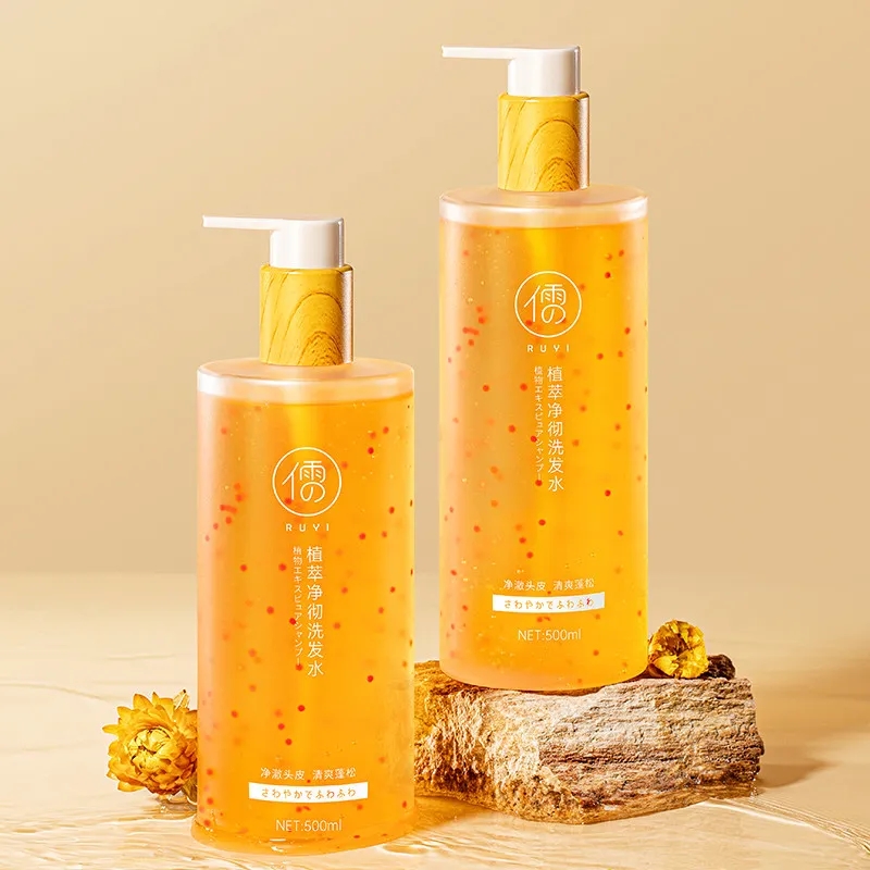 芝拓植萃净彻洗发水控油蓬松除螨去屑止痒益生菌洗头膏露 两瓶