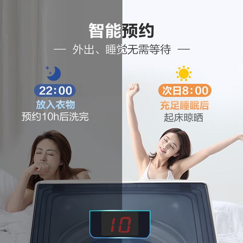 海尔（Haier）以旧换新 10KG波轮洗衣机全自动 防菌防霉 专用桶自洁 自编程随心洗 老人可用  EB100Z129
