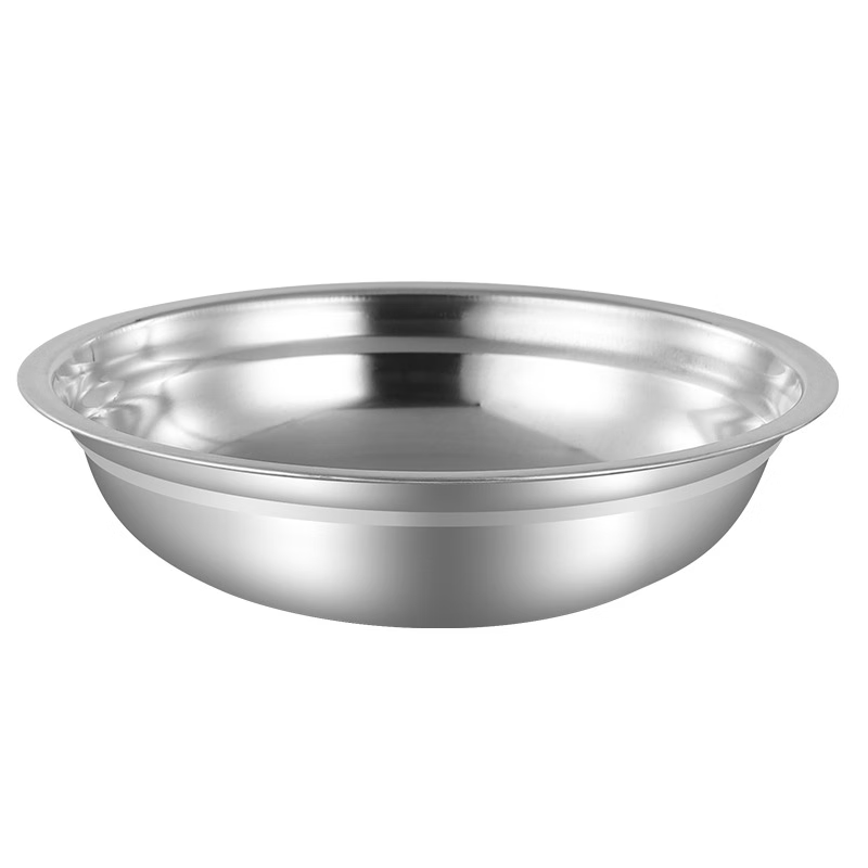 douchemcl不锈钢盆家用厨房小号菜盆盆汤盆食品级盆子饭盆吃饭碗 16cm