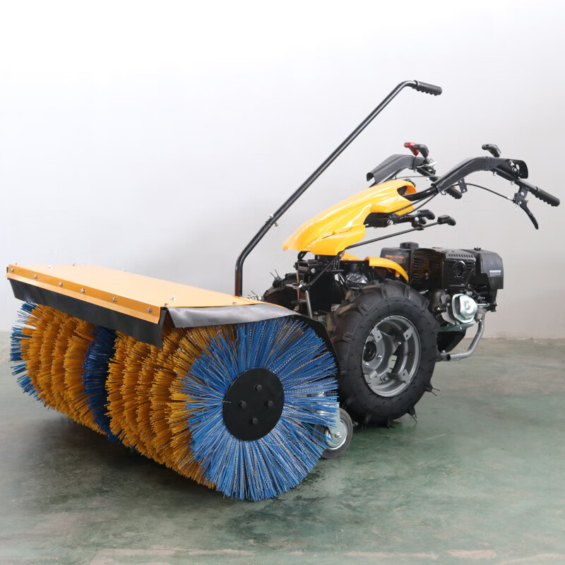 毅伟15马力手扶式全齿轮推雪机