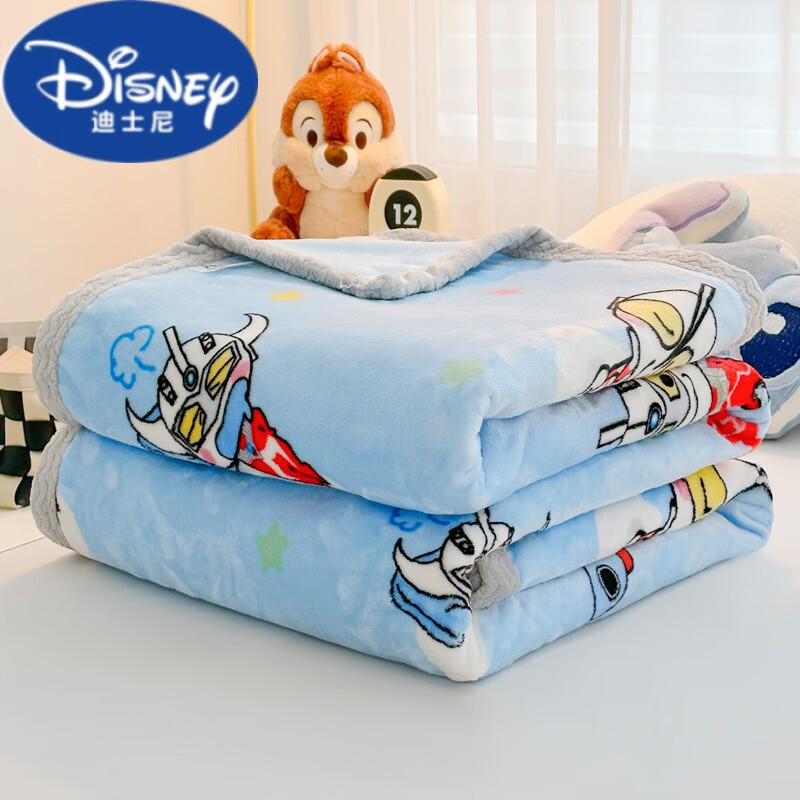 迪士尼(disney)奥特曼牛奶珊瑚绒卡通毛毯加厚儿童学生盖毯小被子幼儿