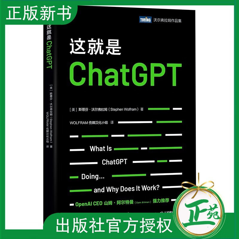 【2023新书】这就是ChatGPT chatgpt4教程书籍aigc人工智能算法神经网络与深度学习aiopen深度机器学习gpt4.0计算机科普教程书籍