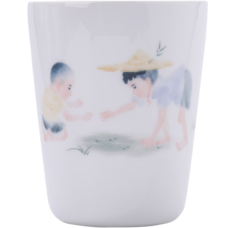 景德鎮(zhèn)童趣可樂(lè)杯釉中彩兒童陶瓷馬克杯情侶水杯生日禮物過(guò)節(jié)送禮禮盒 童趣可樂(lè)杯 - 夏至