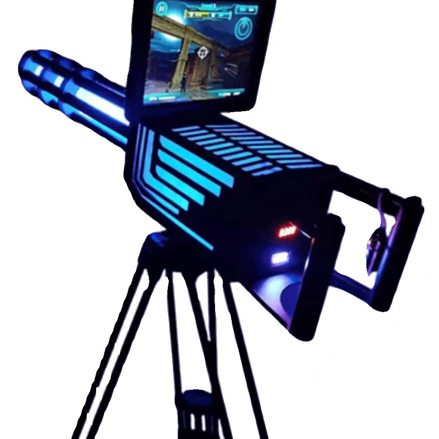 2024ar新款加特林网红ar游戏枪黑科技3d实景射击体验摆摊神器