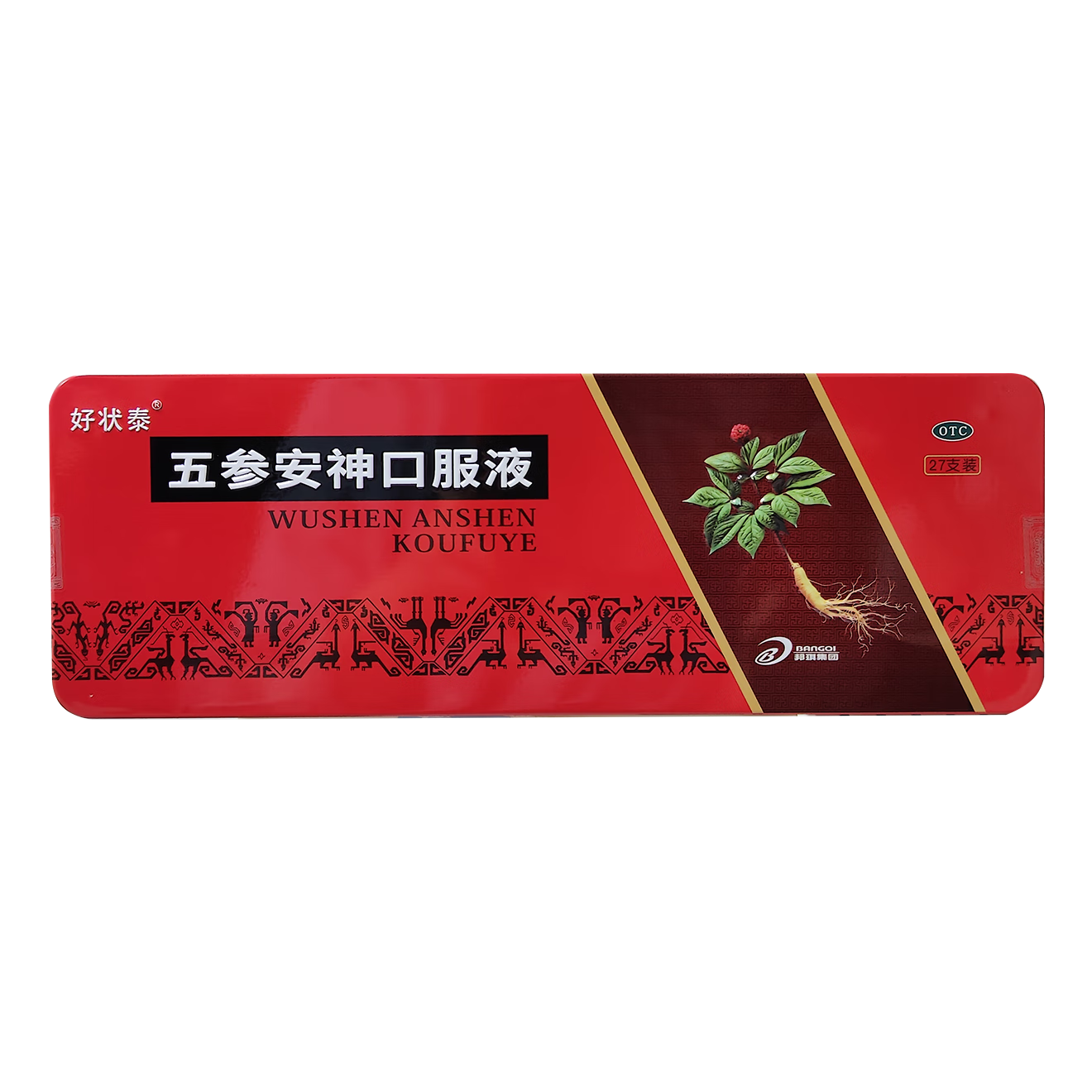 [好状泰] 五参安神口服液 10ml*27支/盒 益气安神.