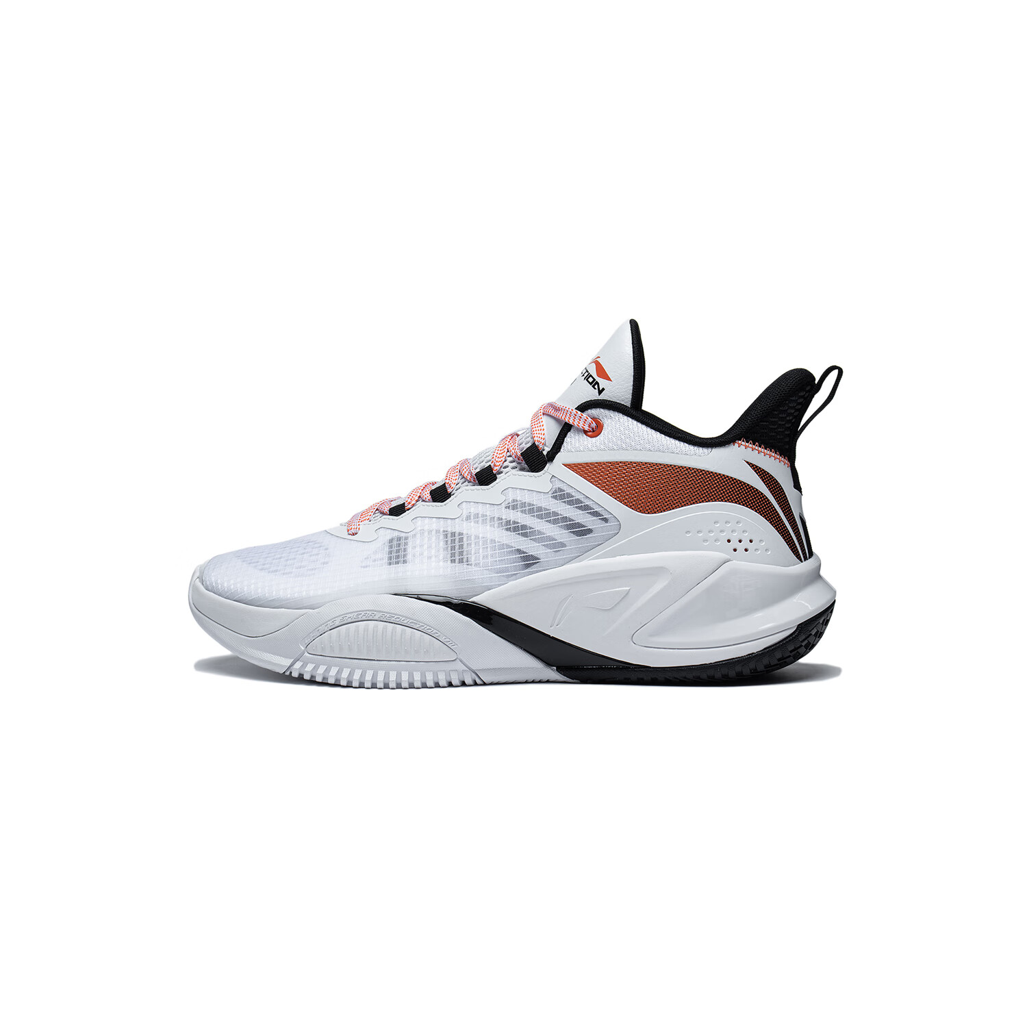 李宁篮球鞋暴风低帮男鞋新款支撑稳定减震回弹轻质运动鞋 标准白 40