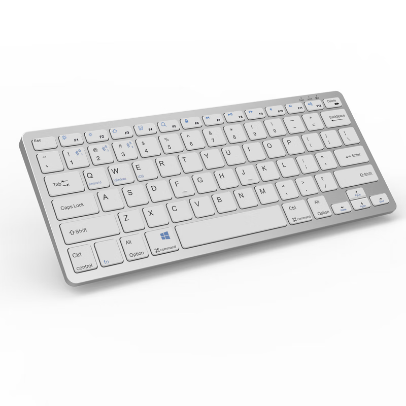 适用科大讯飞学习机键盘T10 T30 T20pro T30lite蓝牙鼠标键盘套装 银白色