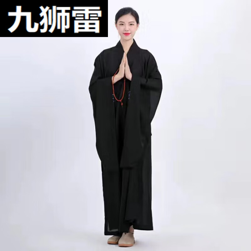 九狮雷海青僧服居士服宽海清僧衣男女款和尚法会拜佛禅修衣服袈裟