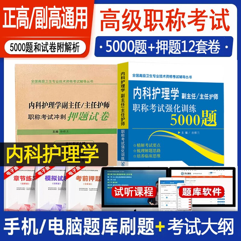 2024内科护理学副主护师任主任护师职称考试强化训练5000题+冲刺押题内科护理学正高副高卫生高级职称考试书历年真题题库软件试题资料
