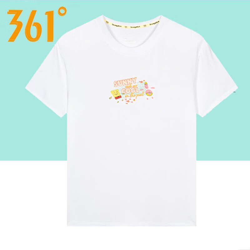 361°轻薄透气运动t恤衫24夏季新款宽松潮流休闲圆领短t恤运动上衣