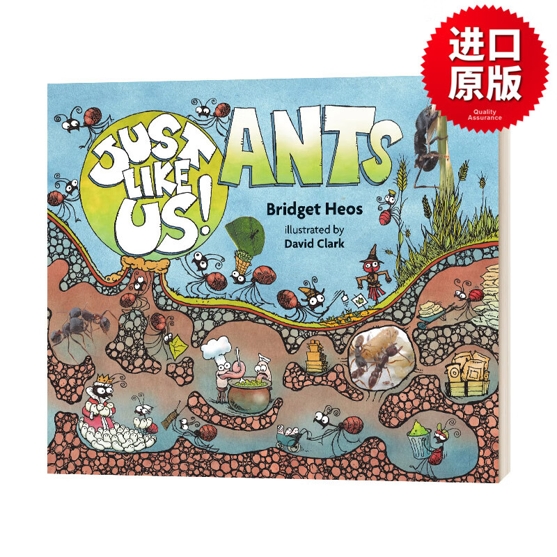 像我们一样 Just Like Us! Ants 英文原版 蚂蚁 英文版 科普绘本 进口原版书籍