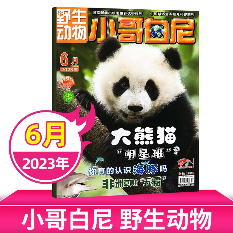 【6月现货/打包购买】小哥白尼杂志2023年军事科学/野生动物/神奇星球/趣味科学 6-15岁中小学生青少年科普探索百科期刊杂志 【野生动物】2023年6月