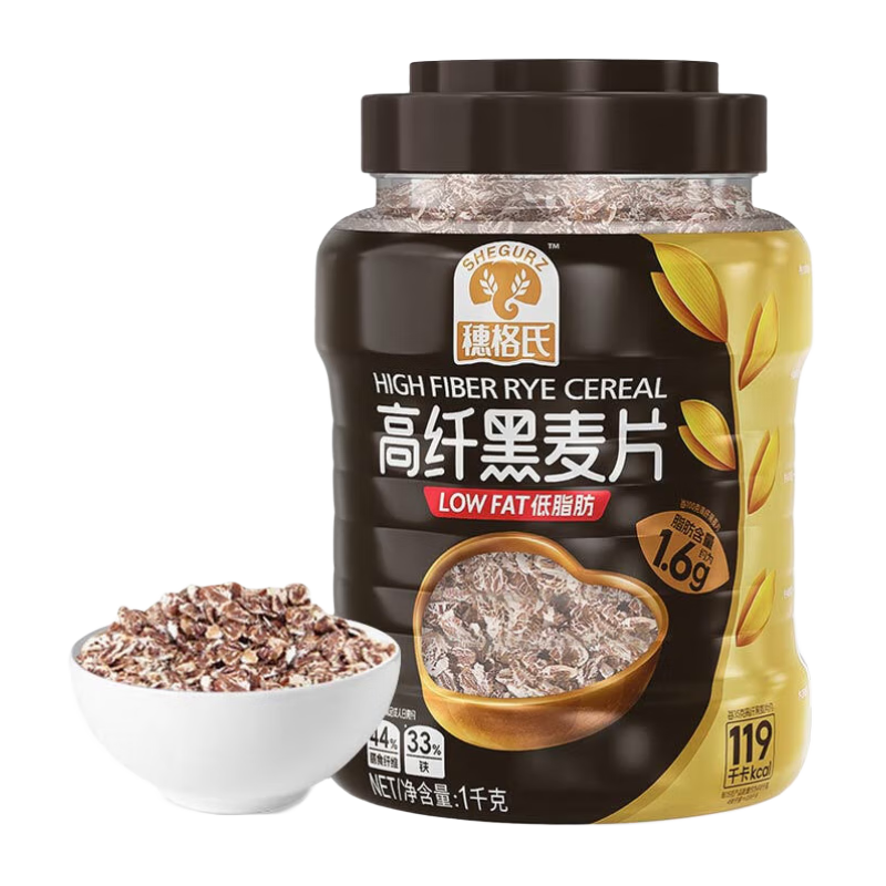 SHEGURZ 穗格氏 高纤黑麦片 1kg