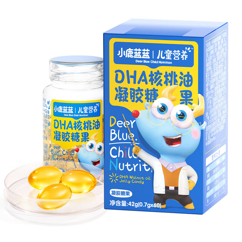 小鹿蓝蓝DHA藻油60粒青少年孕妈可食用评测数据如何？买前必知！