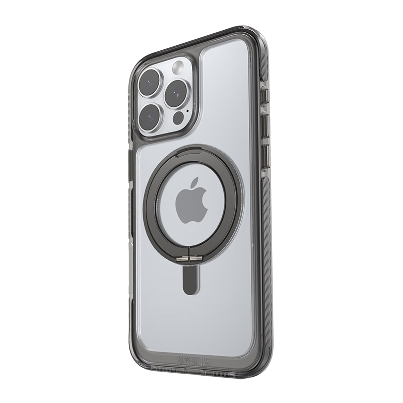 ANKER����֧���pro ����iPhone16ProMaxƻ���ֻ������״������ĥɰ��תSGS��֤��ˤ��͸֧�ܿ� ��ɫ