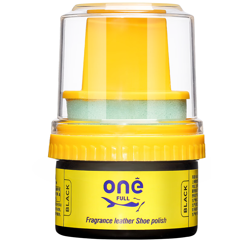 ONEFULL鞋油擦鞋神器黑色真皮保养油皮鞋皮革护理保养油黑色50ml