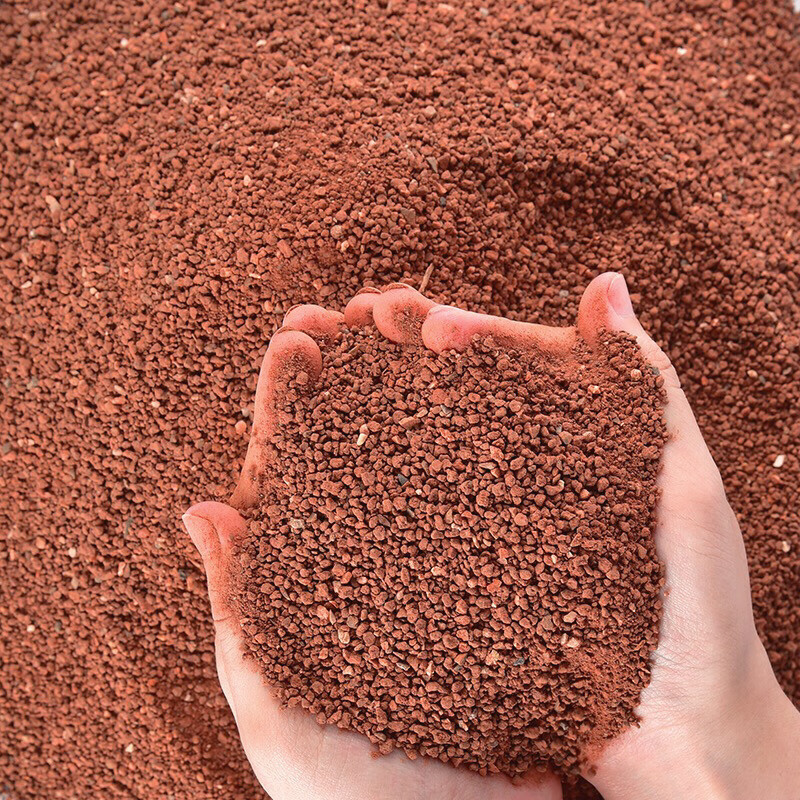 苏趣利黄杨专用土营养土颗粒土种植土风化土红沙土酸性盆景土 天然沙质红土5.6斤