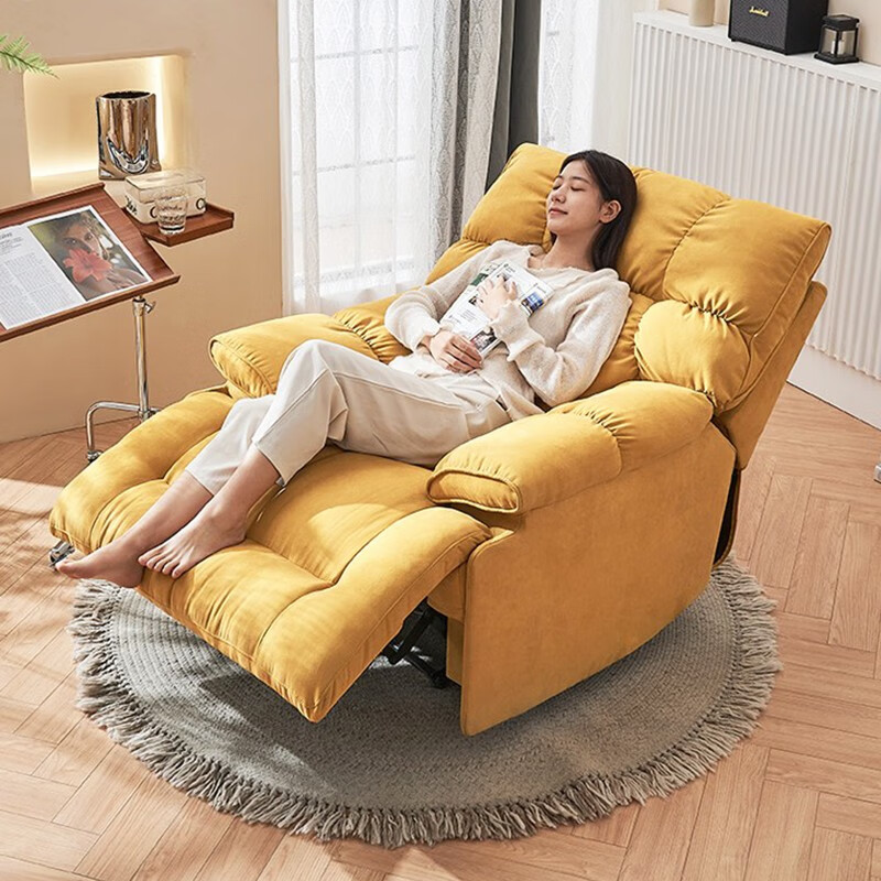 丘林瑟现代单人沙发懒人多功能太空舱沙发可躺可睡客厅网红轻奢休闲椅