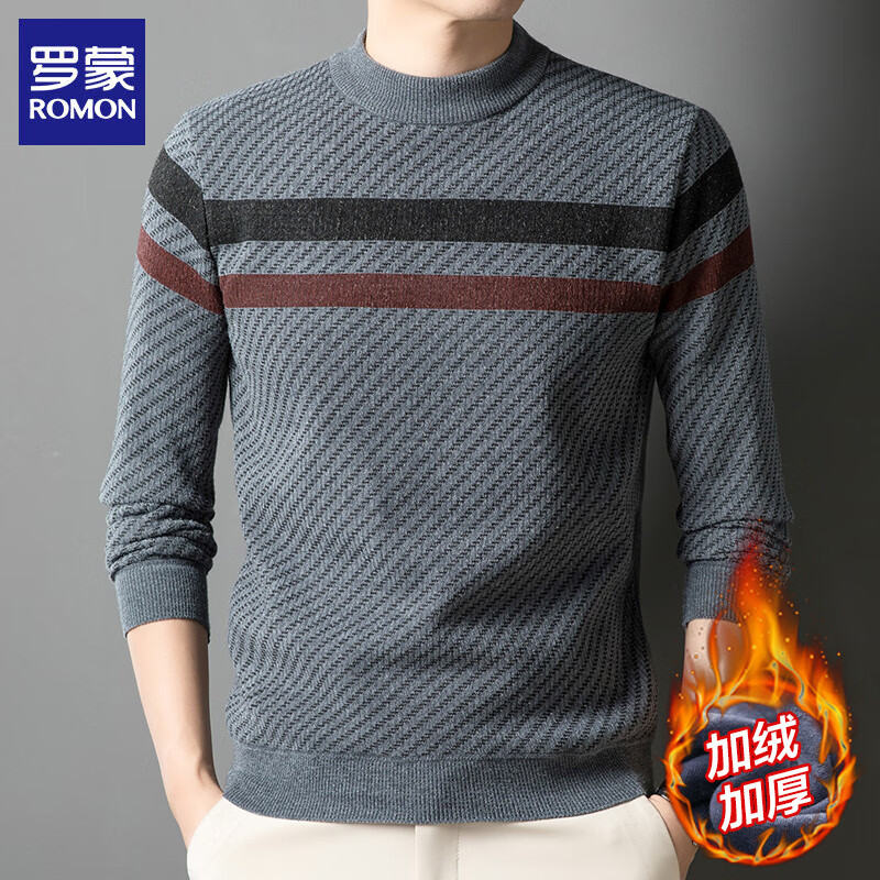 ���ɣ�ROMON��ѩ���ë���м��޶����¿ů13֧��ʿ��ͷ��֯�������װ���� ��ɫ ���� XL 64.3Ԫ