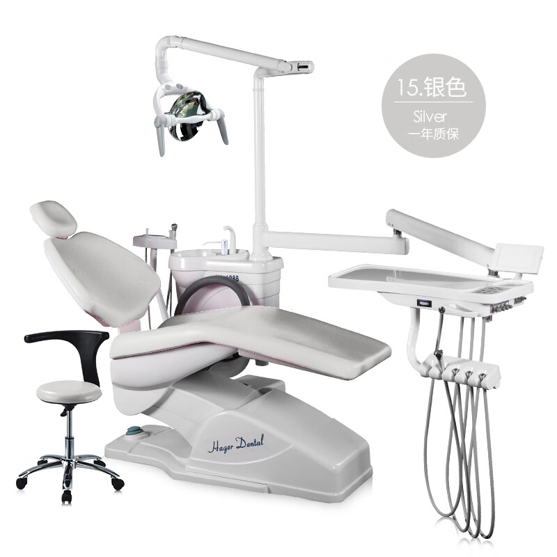 牙科综合椅口腔综合机牙床台牙科椅牙床椅牙医工具台皮号浅绿色裸