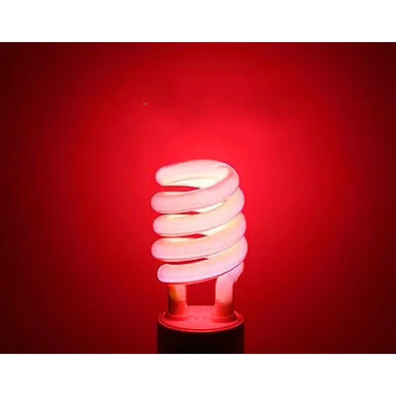 扑哩扑剌彩色节能灯 螺口15w 36w酒吧婚庆彩灯泡 红色 15  其它