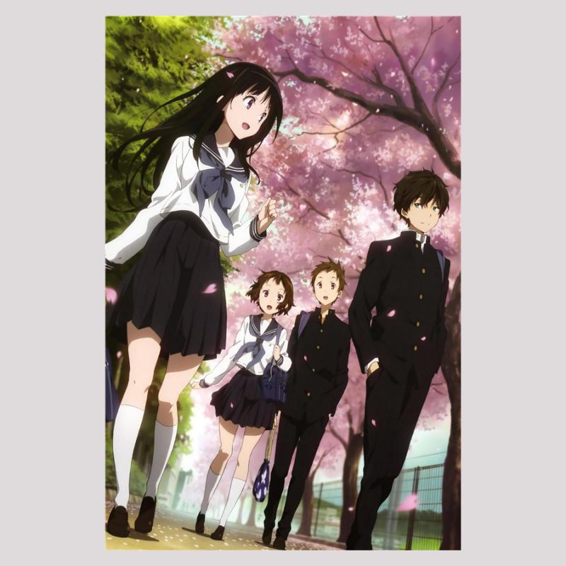 狼天影冰菓/冰果千反田爱瑠海报墙贴纸 动漫周边折木奉太郎贴画可定制