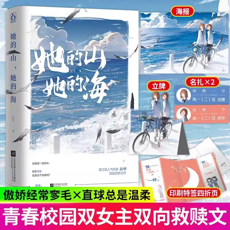 正版她的山她的海 扶华著花火青春双向救赎系校园故事双女主小说 的山她的海