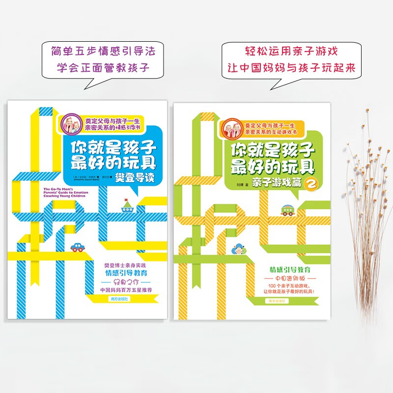正版预售 你就是孩子最好的玩具1+2亲子游戏篇套装2册 樊登推荐的书籍3-6-12岁父母家庭教育儿书