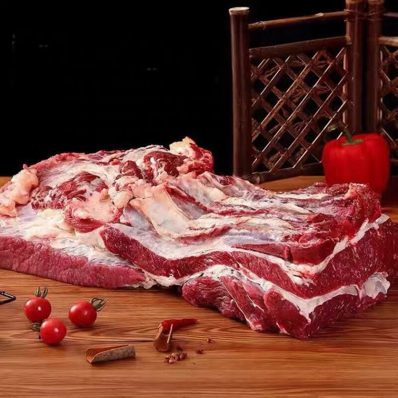 韵玖 YUENJIU精切牛腩块新鲜草饲整肉原切生鲜牛肉冷冻炖煮食材不注水牛腩3斤 牛腩10斤 5kg