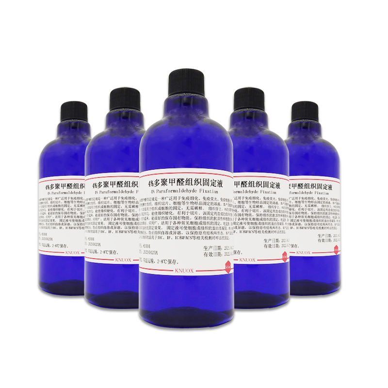 4%组织固定液 通用型即用型4%pfa固定液500ml科研实验 500ml/瓶
