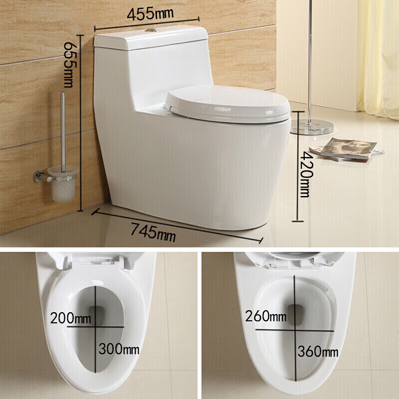 toto小尺寸坐便器虹吸式抽水马桶连体式家用座便器陶瓷复古 cw636b