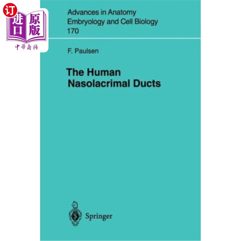 海外直订医药图书the human nasolacrimal ducts 人类鼻泪管