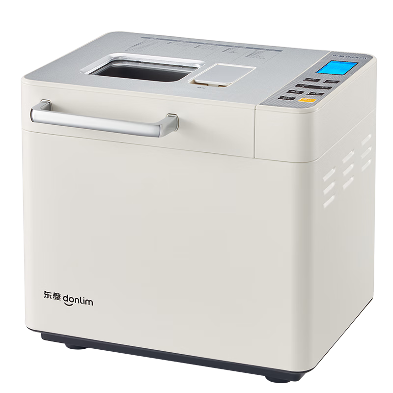PLUS：东菱（Donlim）面包机全自动和面机冰淇淋机家用 多功能揉面机可预约自动撒料 七夕情人节送男女友礼物DL-4705 棉云白【单机】酵母果料智能双撒    421.8元(需领券)