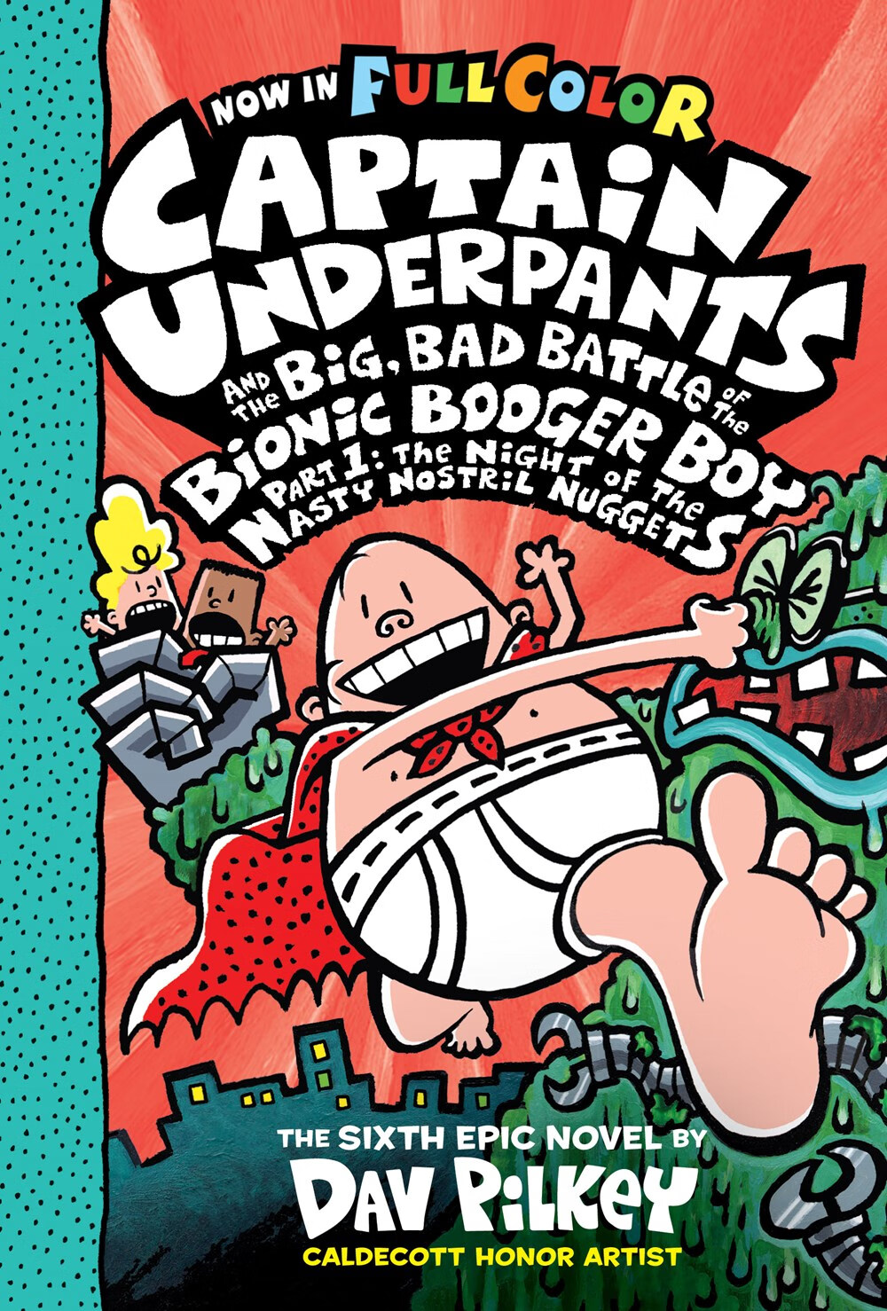 英文原版进口全彩漫画书 儿童桥梁书 the captain underpants#6 (7-12